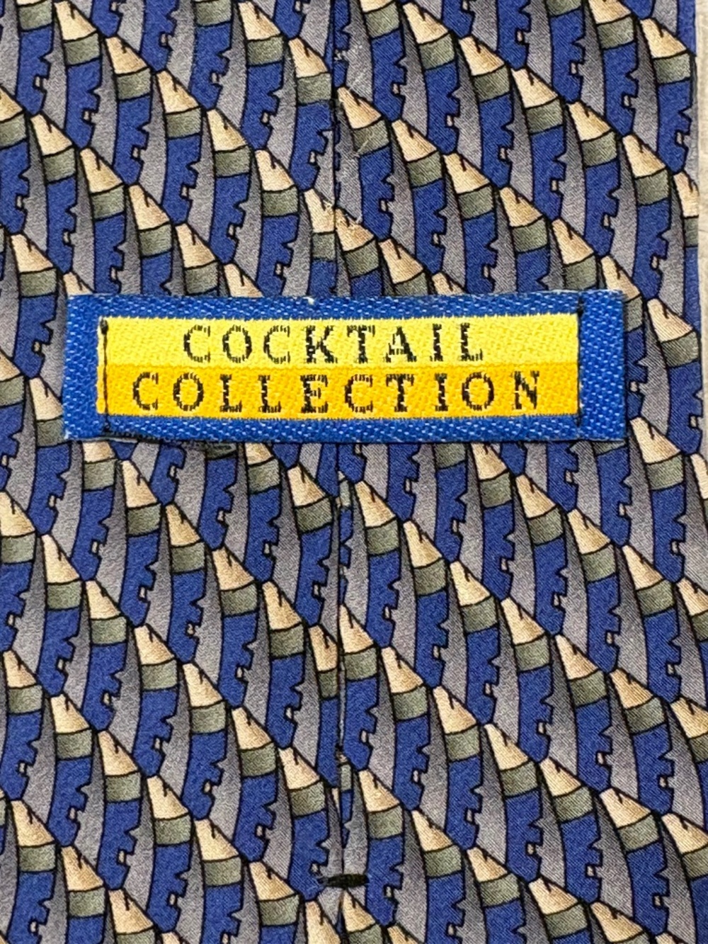 Vintage Stonehenge Cocktail Collection Silk Tie Vodka & Cranberry Juice